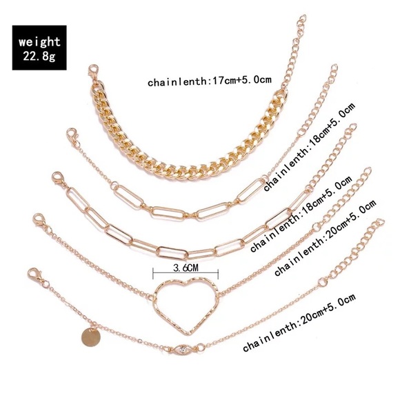 3/$30 💛 5pc Bracelet Set - Picture 6 of 6